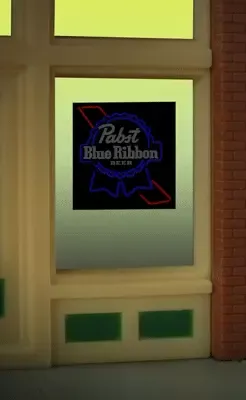 Miller Engineering 8825 Pabst PBR Beer Window Sign