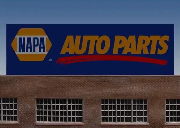 Miller Engineering 884001 Large Napa Auto Parts Animated Neon Billboard