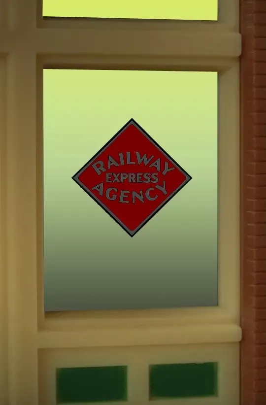 Miller Engineering 8870 Railway Express Agency Neon Window Sign