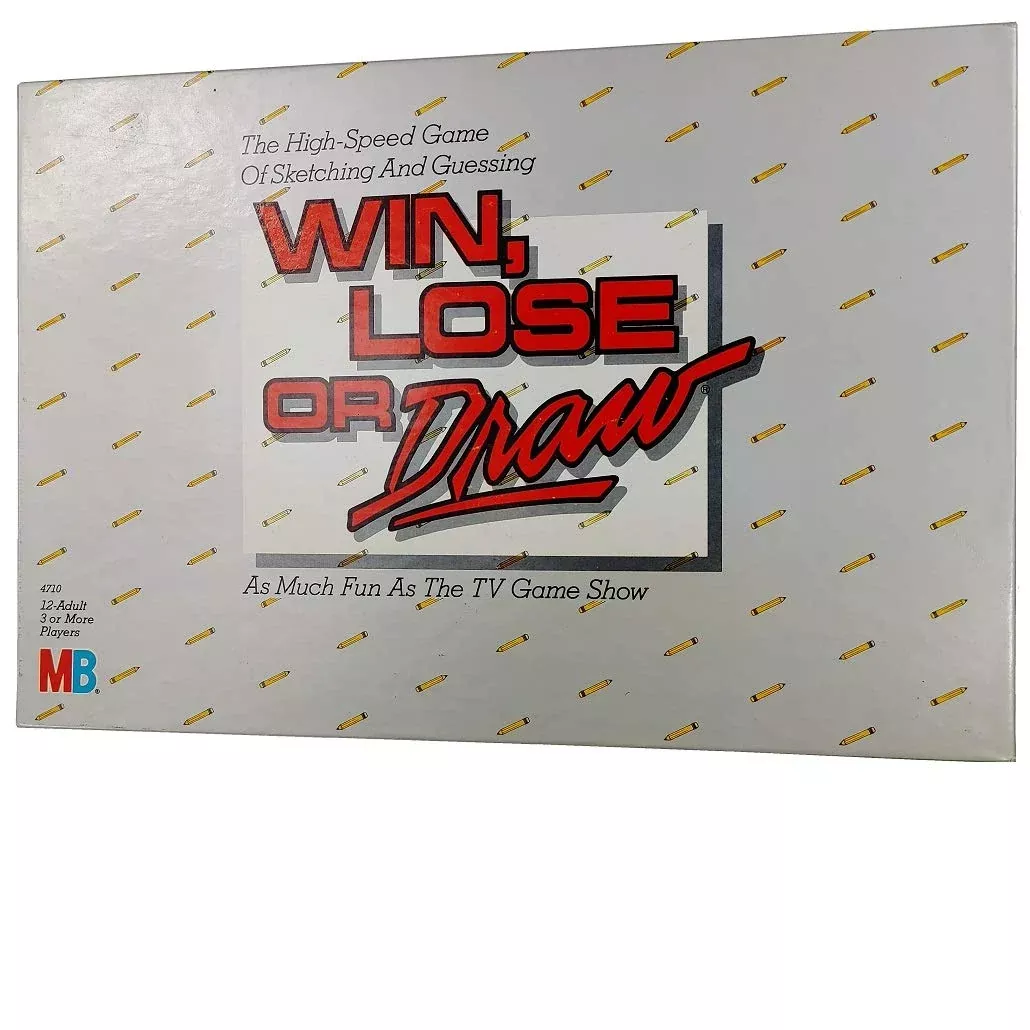 A Milton Bradley Game Win, Lose or Draw - Original Edition (1987) - Mu