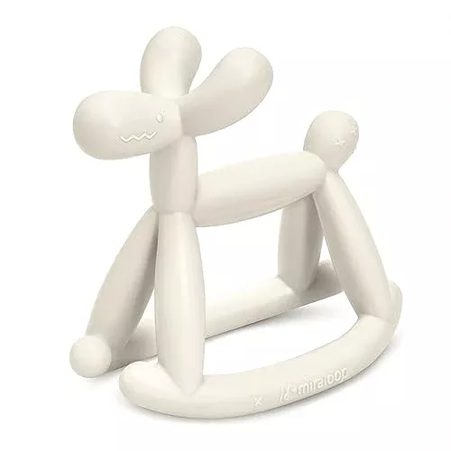 MIRALOOP Teething Toy - Food Grade Silicone Rocking Teether for 0-18 M