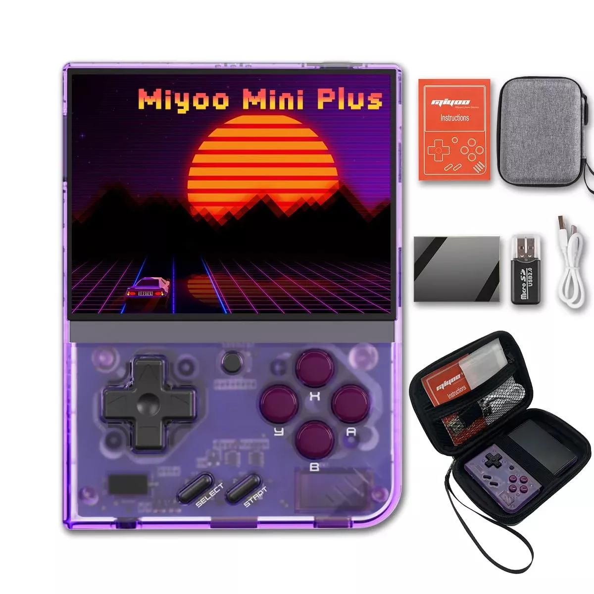 Miyoo Mini Plus Handheld Game Console 3.5-Inch 640*480 Ips Screen 3000