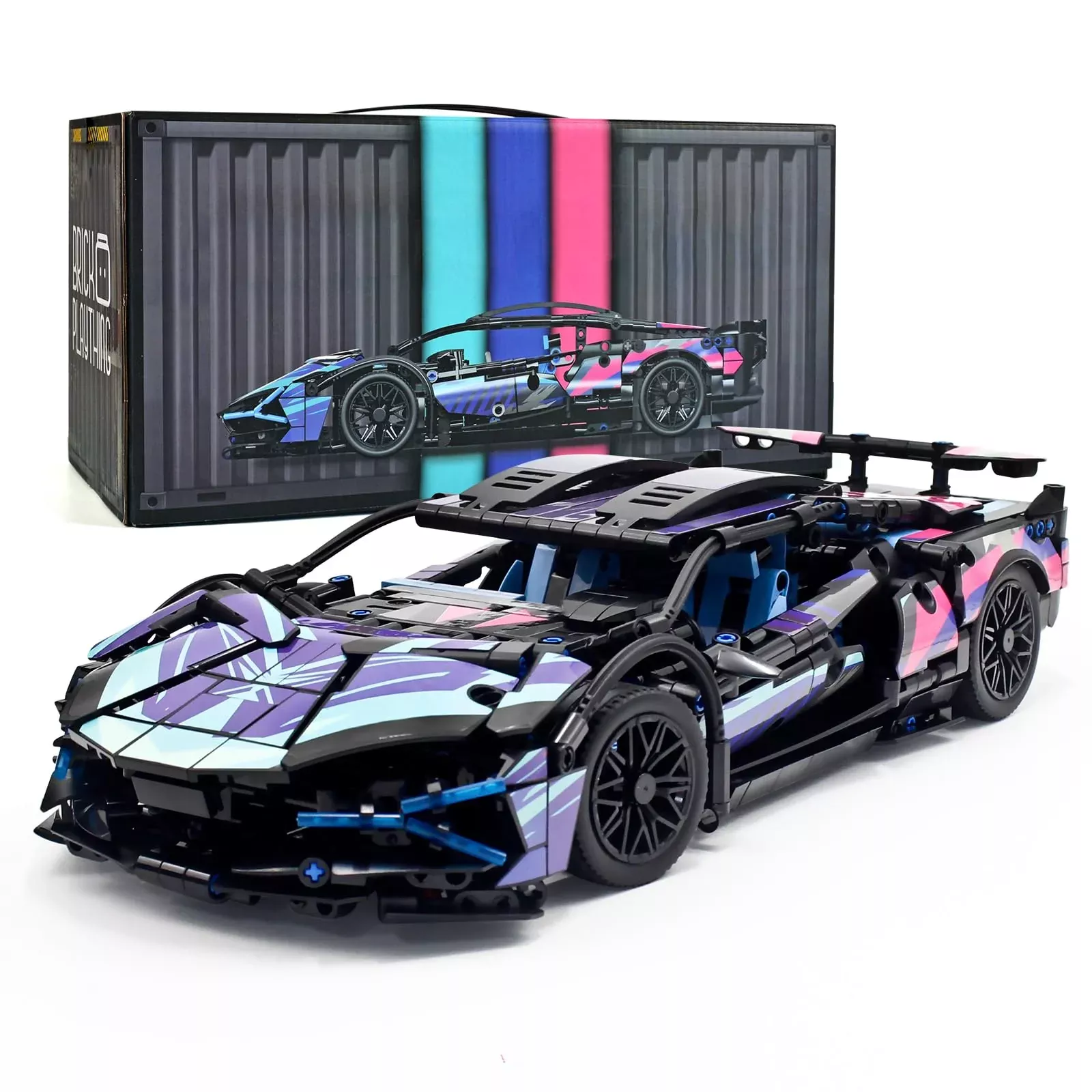 Mocbropcs Stem Building Car, 1:14 Building Blocks And Construction Toy