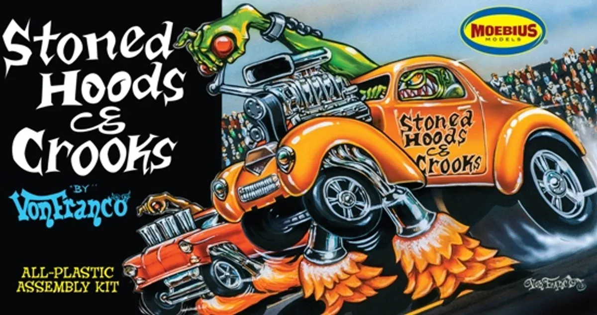 Moebius Models 1209 1/25 Von Franco Stoned Hoods & Crooks Model Kit