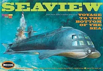Moebius Models 708 Voyage To The Bottom Of The Sea 8 Window Seaview Skill Level 3 Model Kit