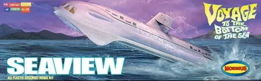 Moebius Models 808 1/350 Voyage To The Bottom Of The Sea Seaview Skill Level 3 Model Kit