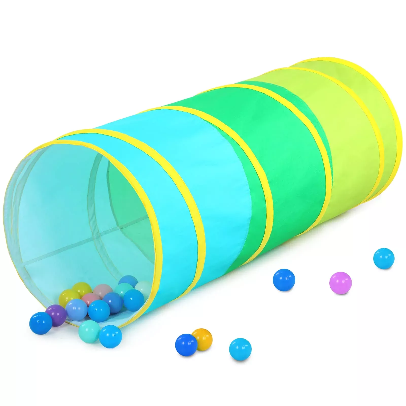 Moncoland Baby Crawling Tunnel, Organic Cotton, 18"x47.2", Color