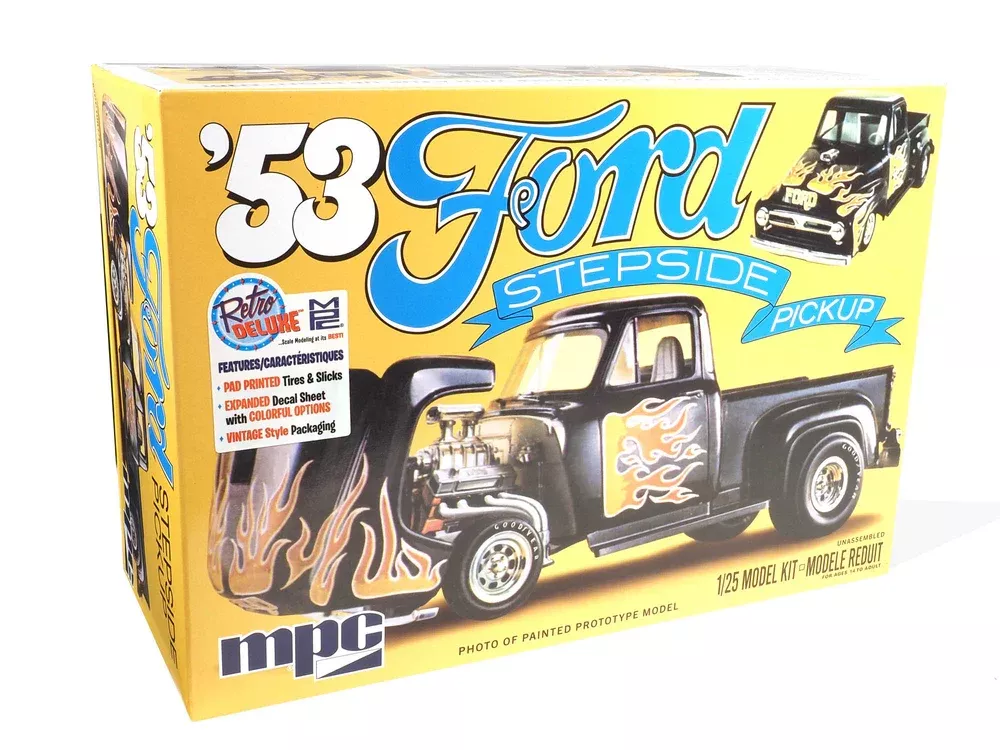 MPC 1007 1/25 1953 Ford Pickup Flip-Nose Level 2 Model Kit
