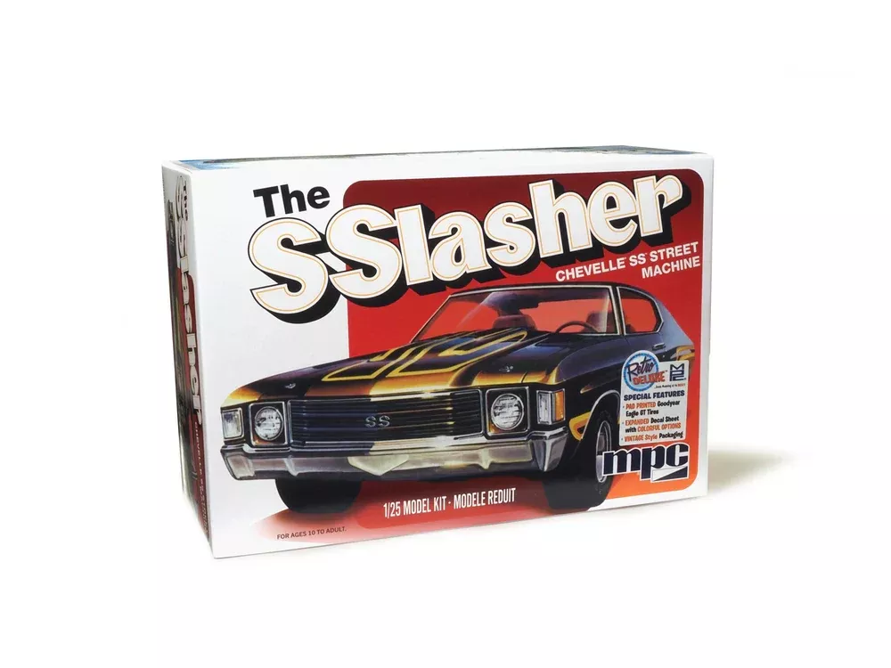 MPC 1014 1/25 1972 Chevelle SS 454 "The SSlasher" Street Machine Level 2 Model Kit