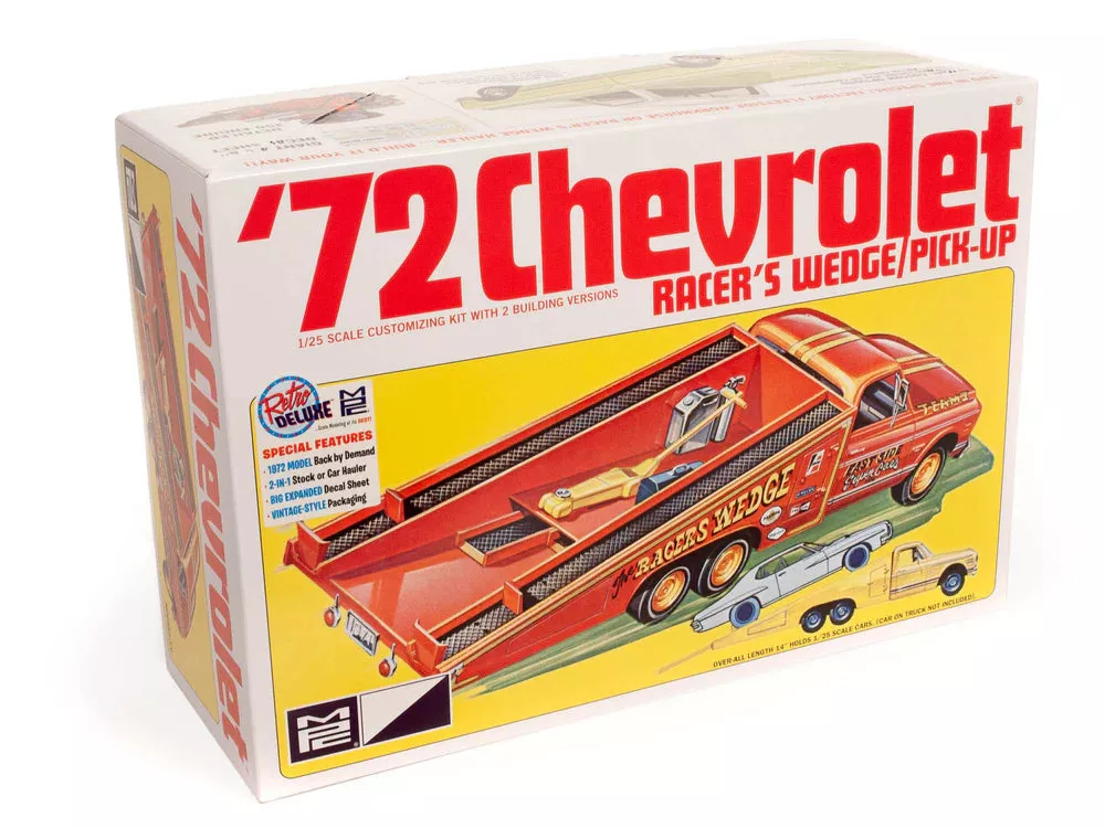 MPC 885 1/25 1972 Chevy Pick-Up Racer’s Wedge Skill Level 2 Model Kit