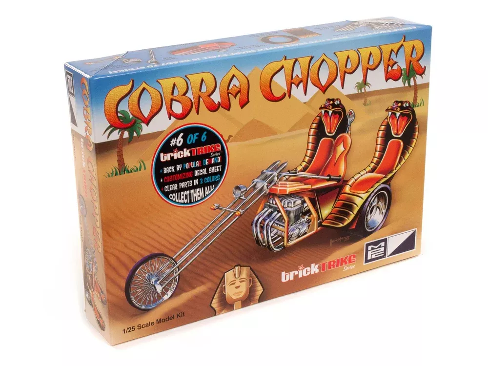 MPC 896 1/25 Cobra Chopper Skill Level 2 Model Kit