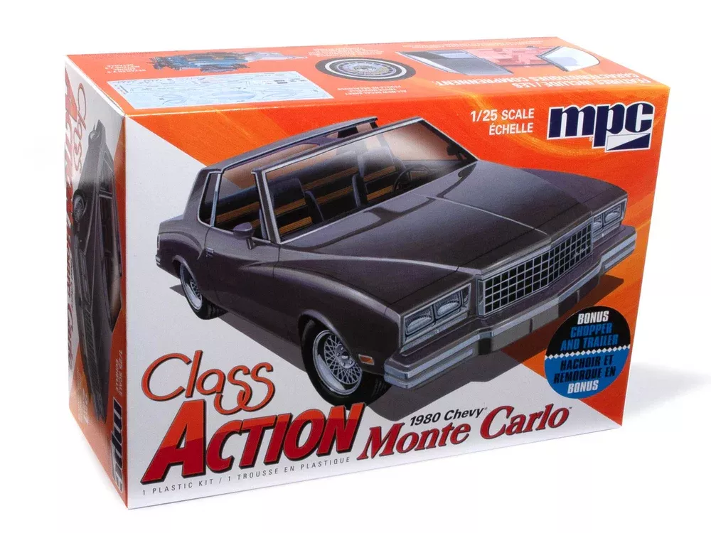 MPC 967 1/25 1980 Chevy Monte Carlo Class Action Skill Level 2 Model Kit