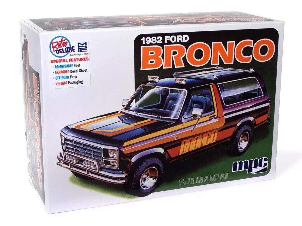 MPC 991 1/25 1982 Ford Bronco Skill Level 2 Model Kit