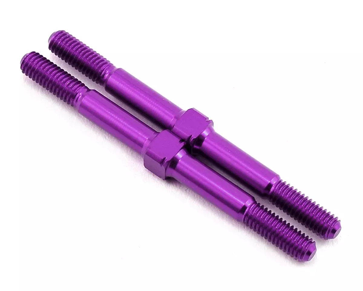 MST 810011P Purple Aluminum 3X40mm Turnbuckle for MST RMX 2.0 (2 Pack)