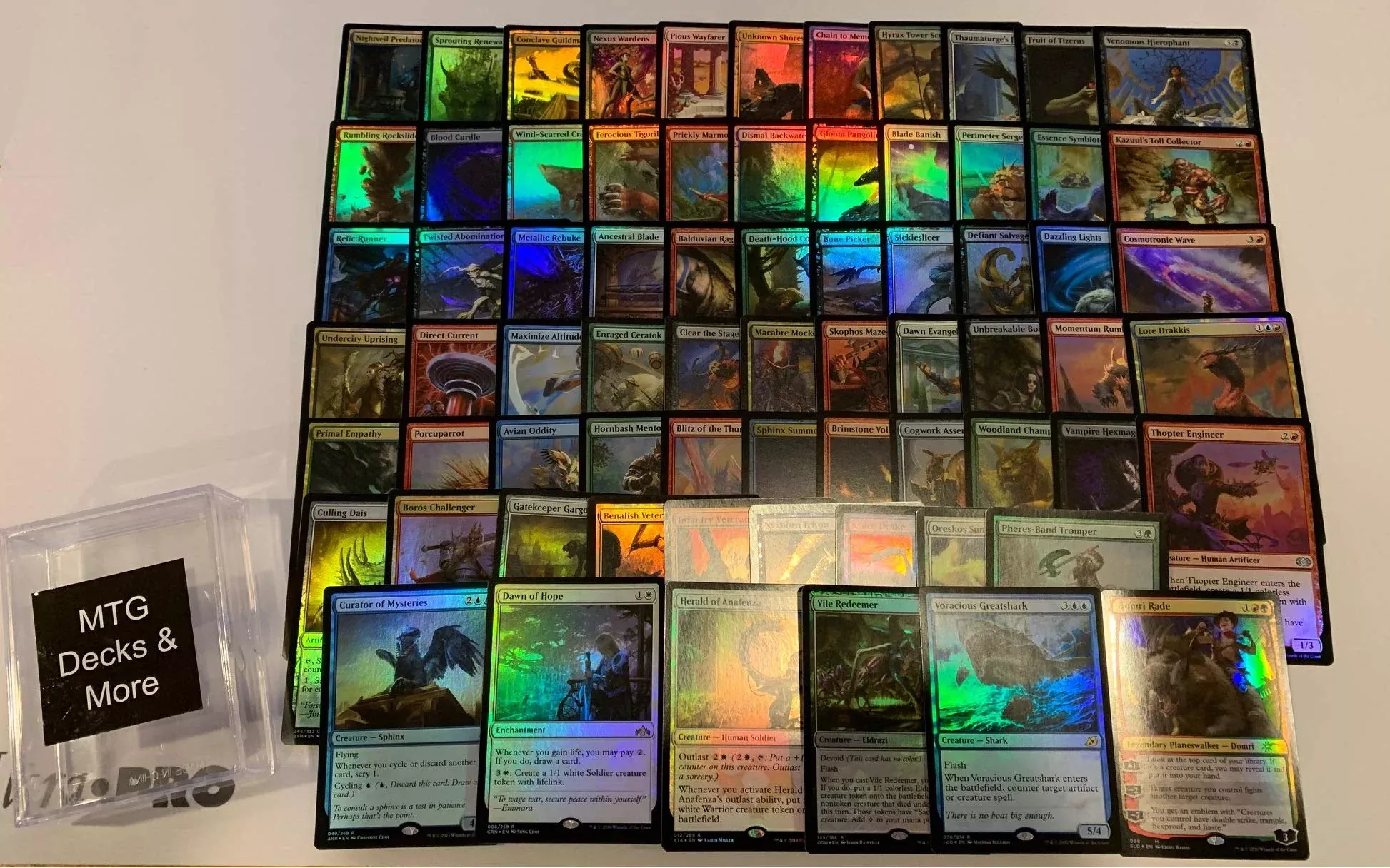 MTG Decks & More Magic the Gathering Foil Collection 70 Cards Black