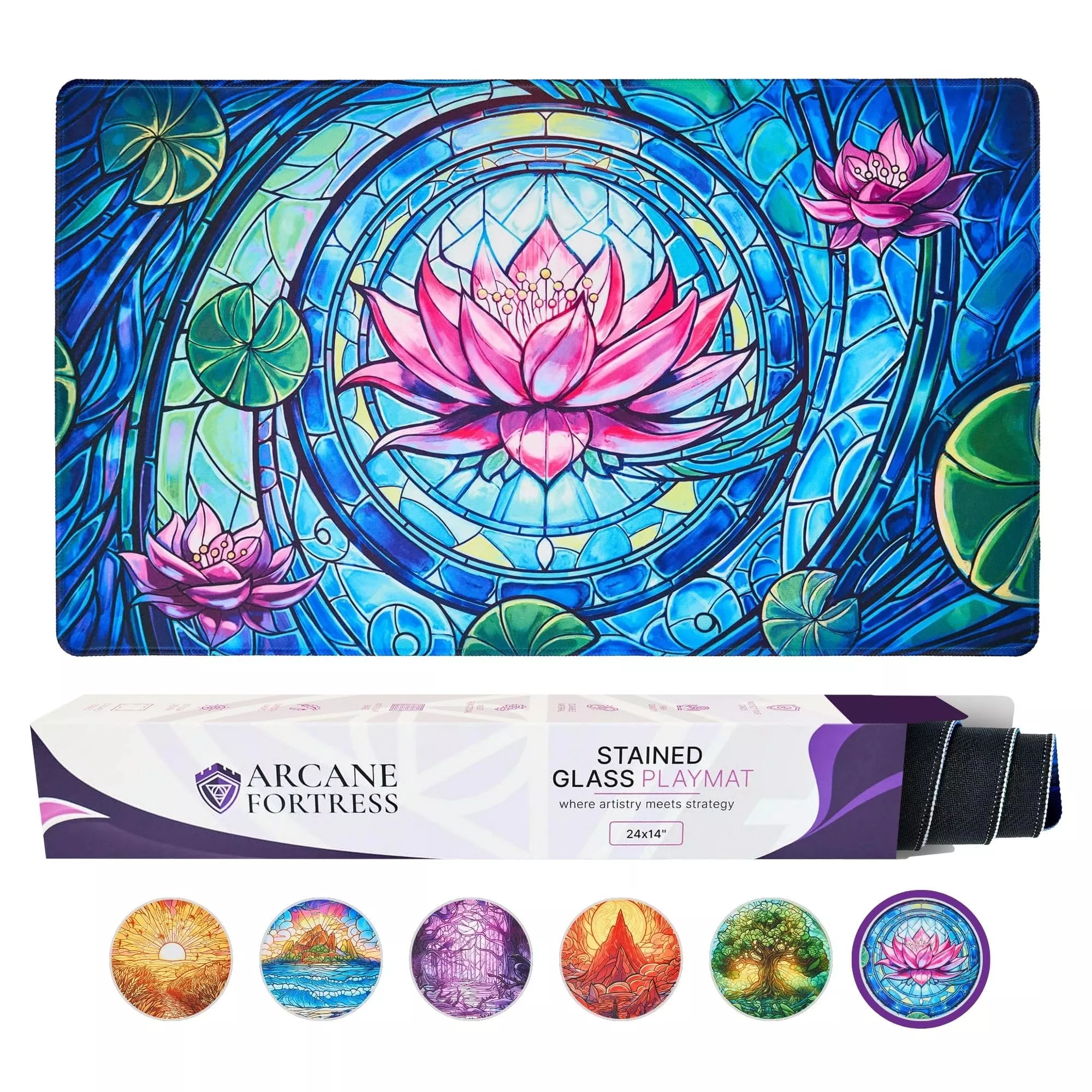 Mtg Playmat 24X14 Inches - Magic The Gathering Playmat With Original H