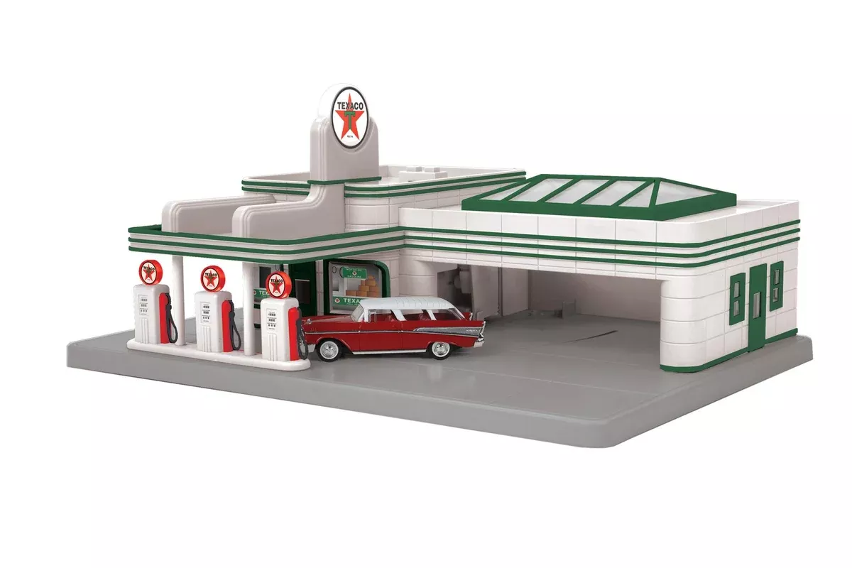 MTH 30-91001 O Gauge Operating Gas Station Texaco