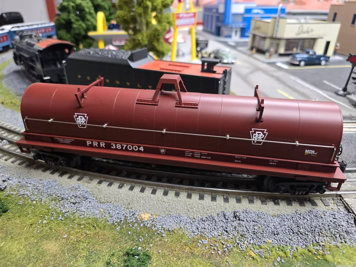 MTH Premier 20-98400 O Scale Coil Car Pennsylvania PRR 387004 - USED