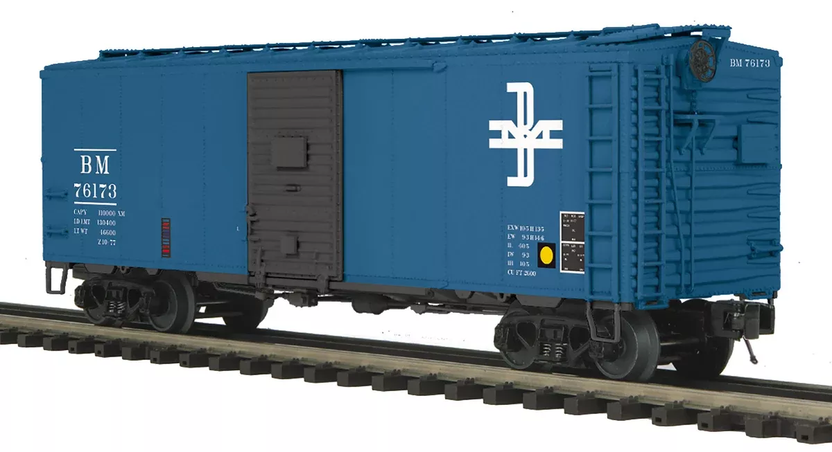 MTH Premier 20-99393 O Scale 40' AAR Boxcar Boston & Maine B&M
