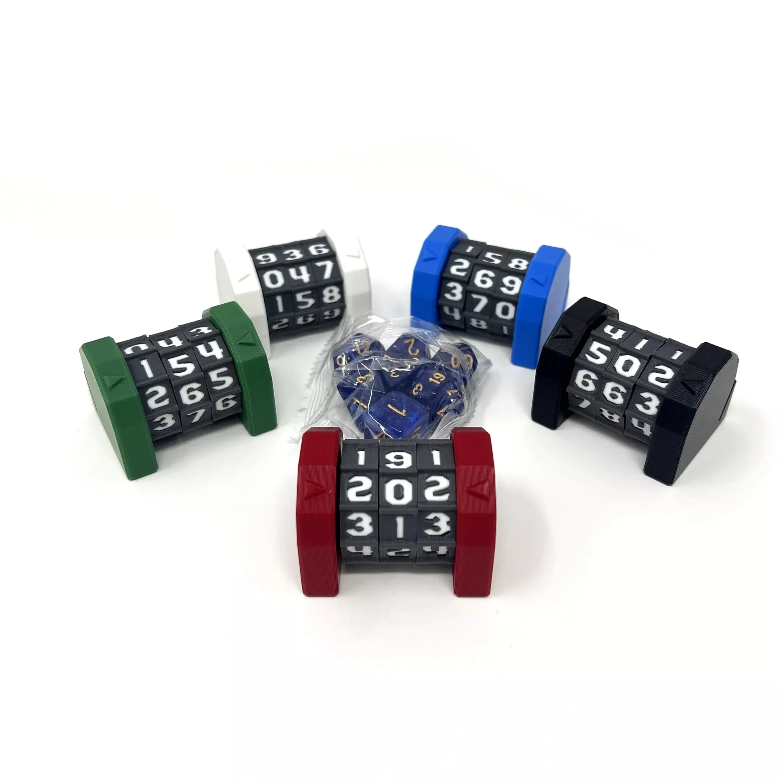 MunnyGrubbers Number Track for Board Games, 1 inch, Gray
