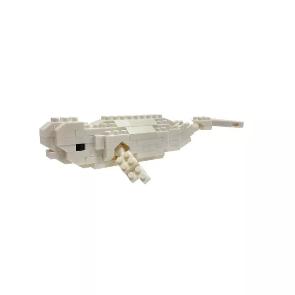 Nanoblock 22155 Beluga Whale Sea Friends