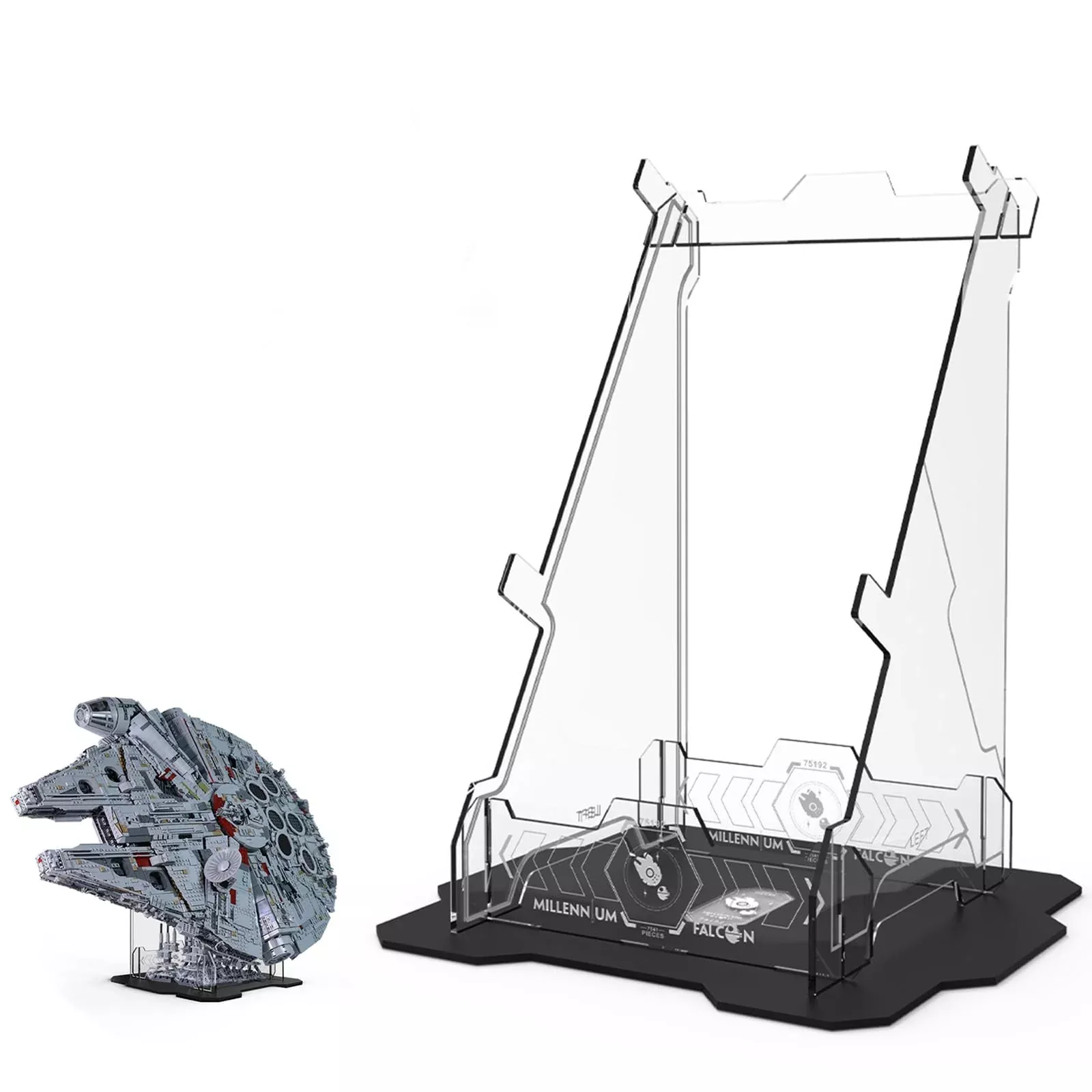 Naocard Display Stand For Lego Millennium Falcon 75192 Star Wars Build