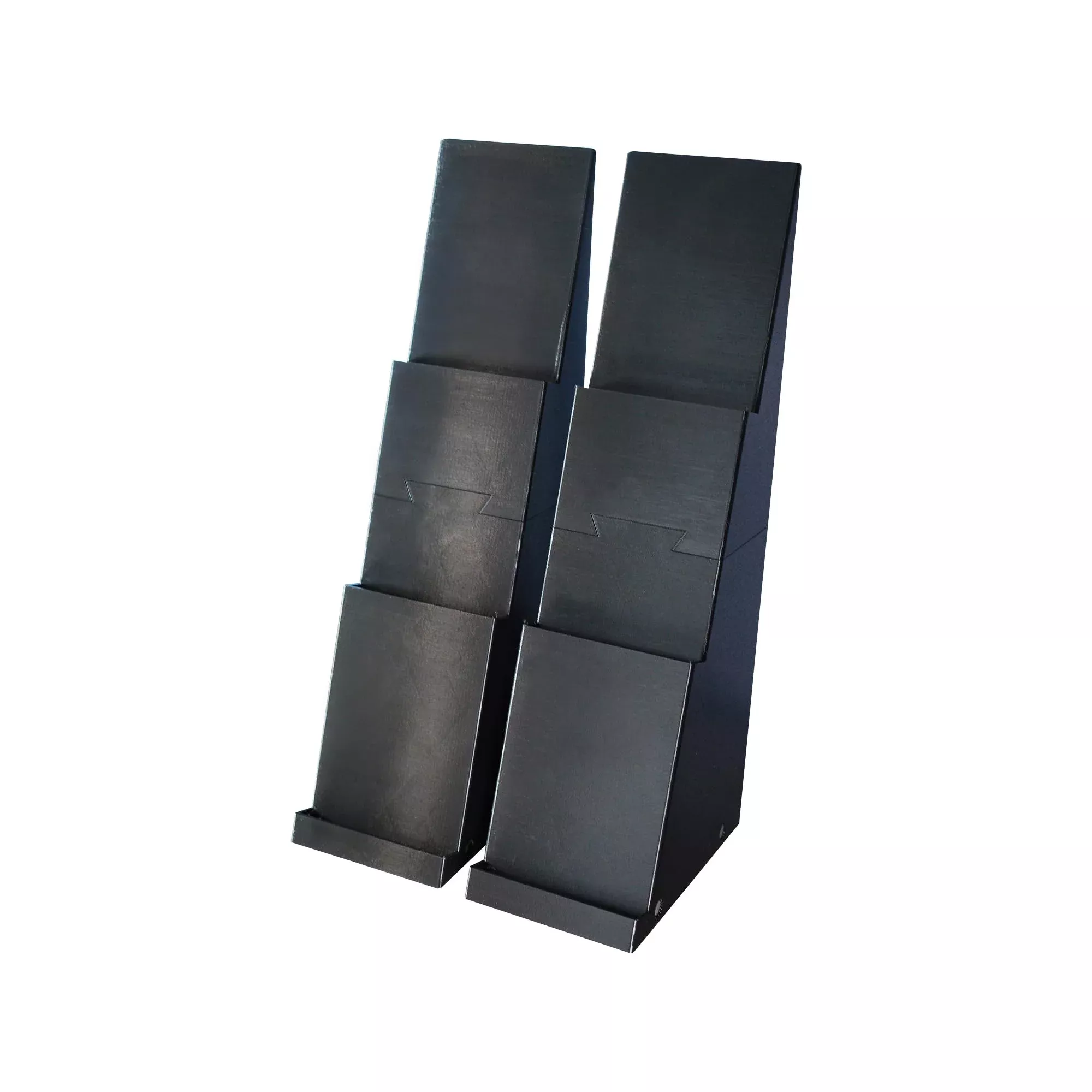 Narka Graded Card Stadium Display 2 Tier Black - Expandable Showcase