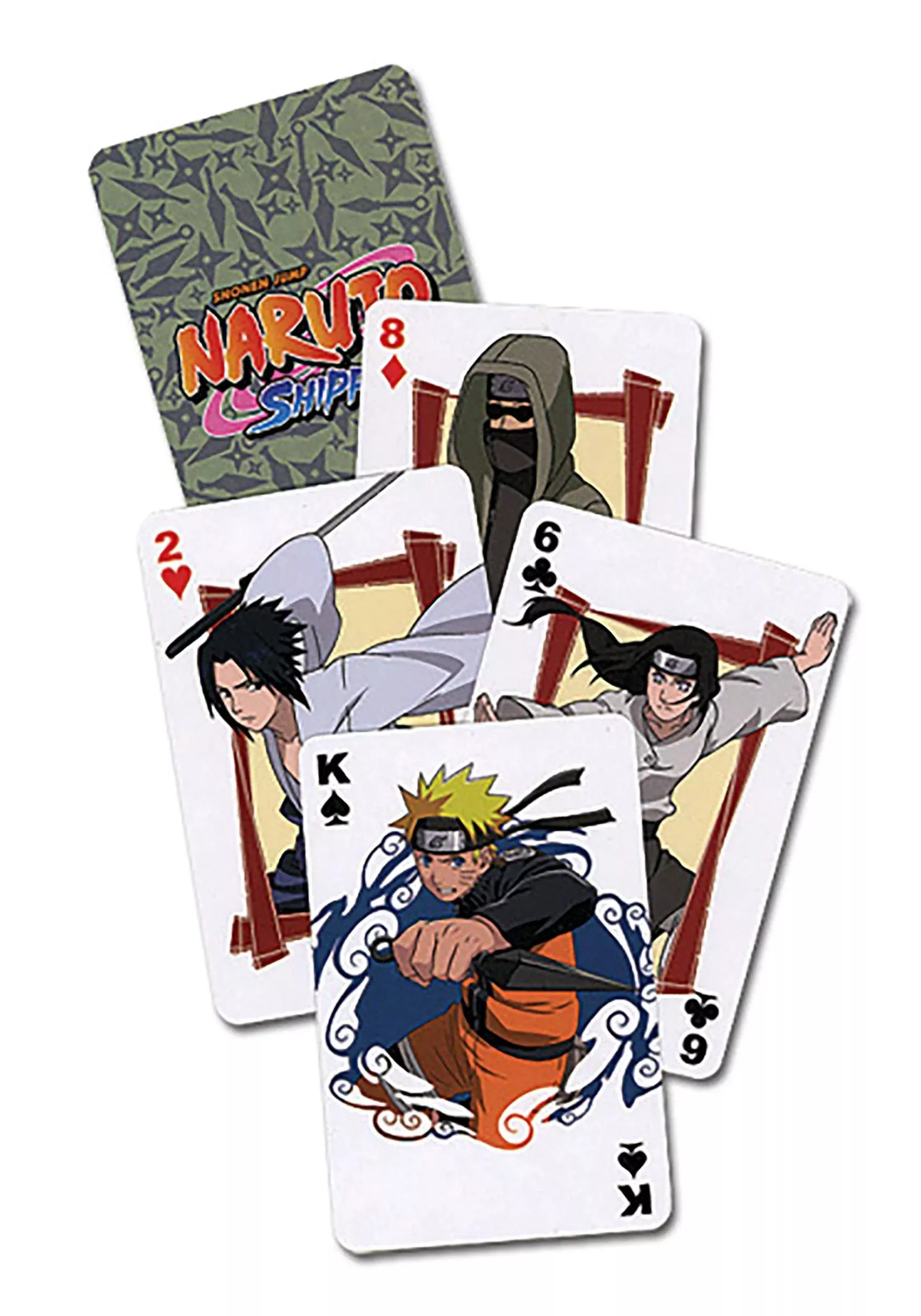 Naruto Playing Cards - Single Deck - Multicoloured - One Size