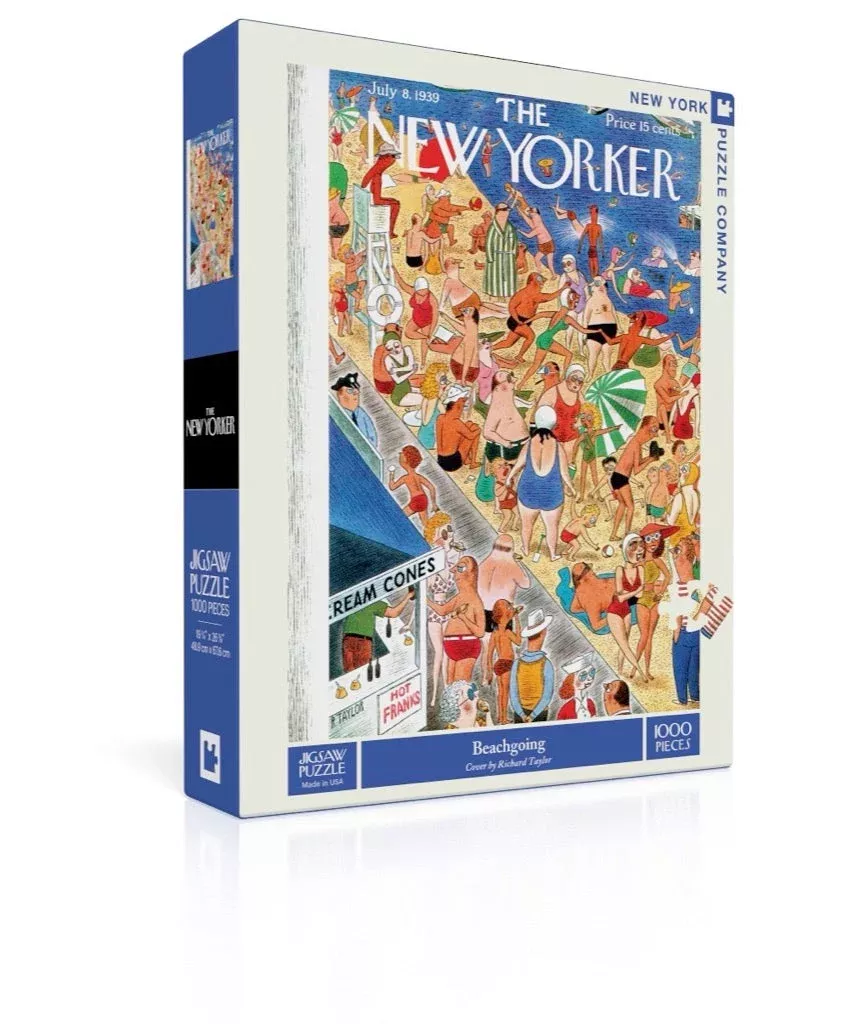 New York Puzzle Company Beachgoing, 1000 Piece Jigsaw Puzzle