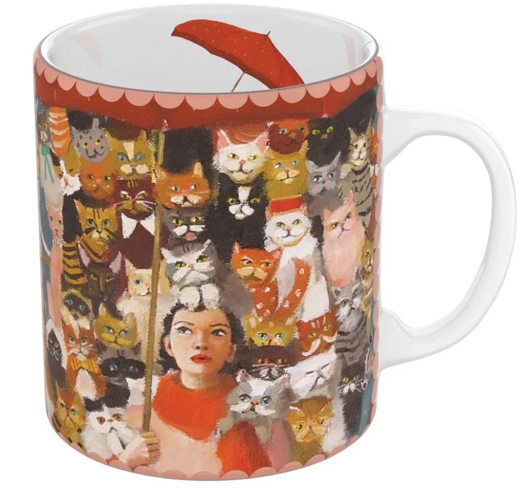 New York Puzzle Company Cat Countess Mug