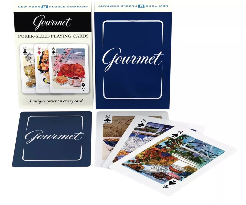 New York Puzzle Company Gourmet Playing Cards