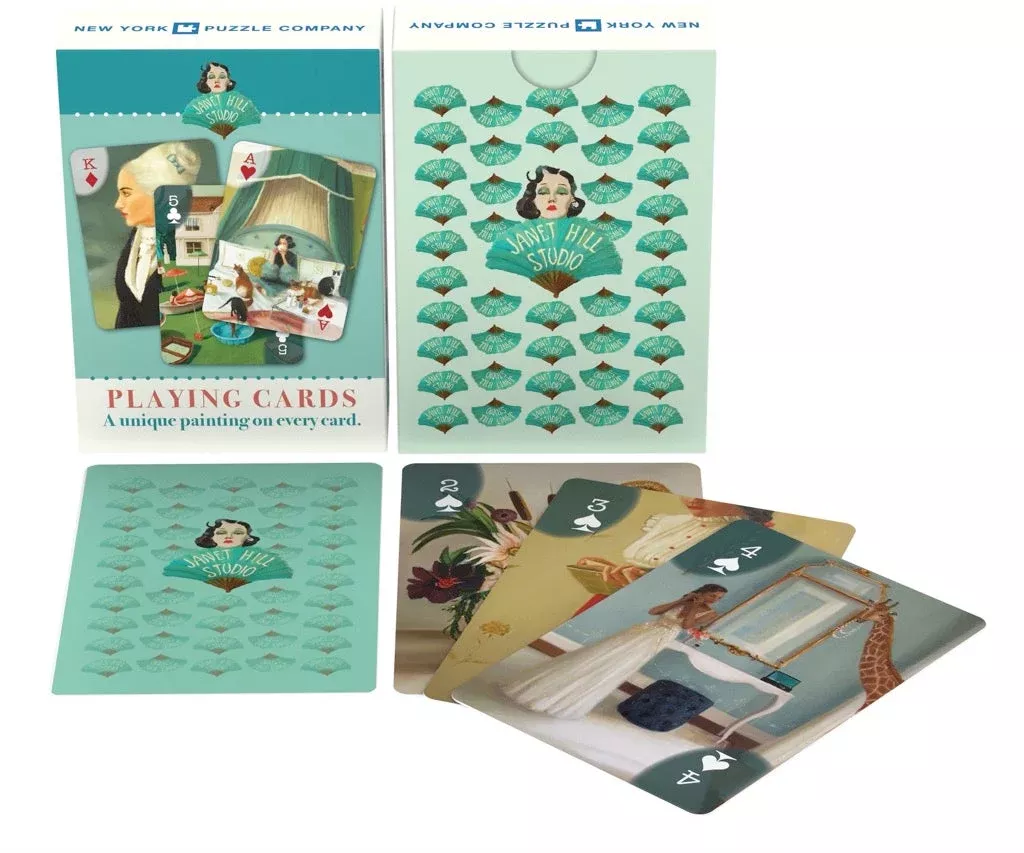 New York Puzzle Company Janet Hill Playing Cards