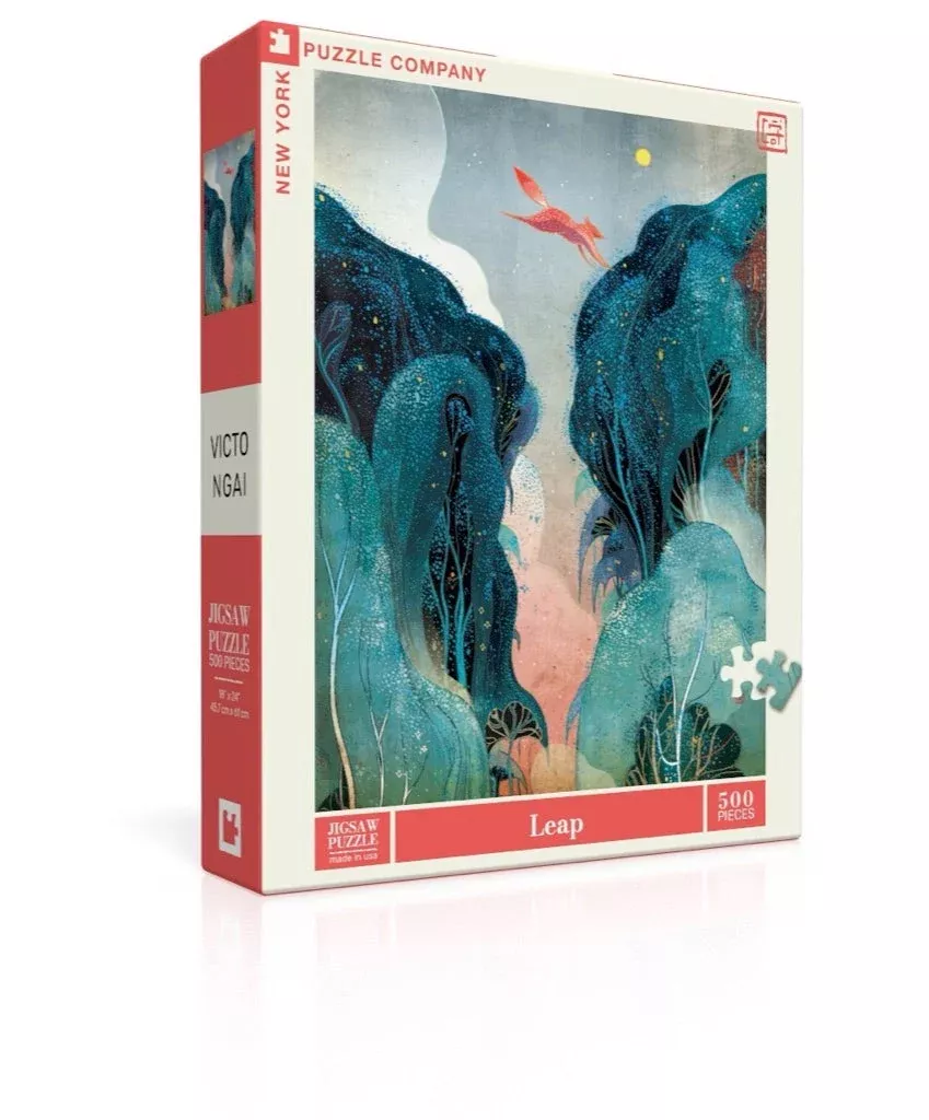 New York Puzzle Company Leap, 500 Piece Jigsaw Puzzle