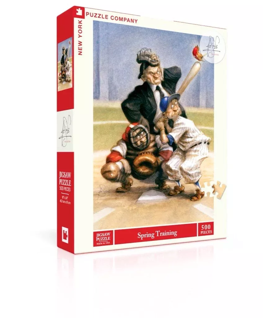 New York Puzzle Company Spring Training, 500 Piece Jigsaw Puzzle