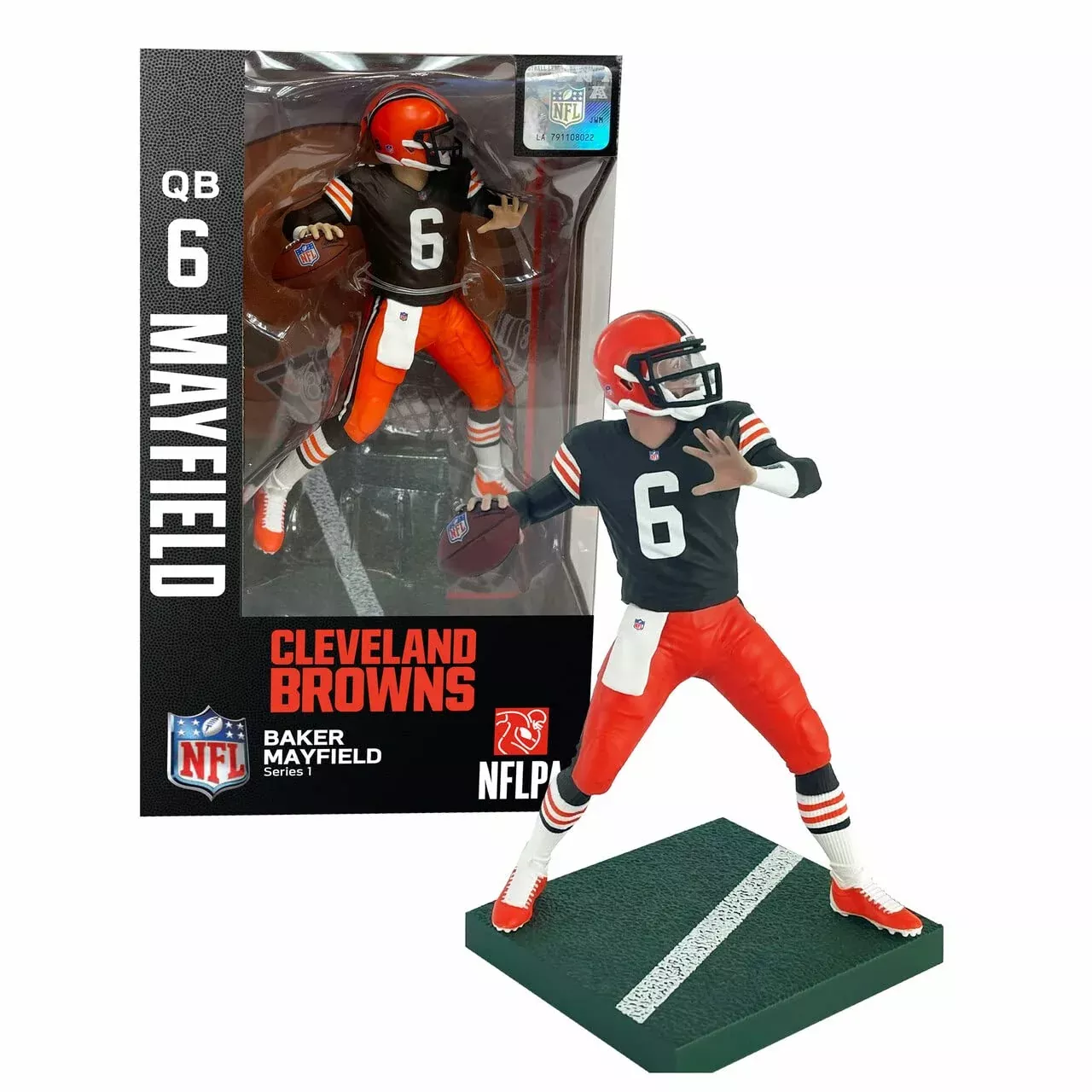 NFL Figures Baker Mayfield Action Figure 6" Cleveland Browns Jersey