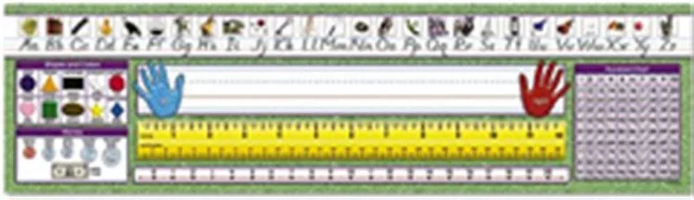 North Star Teacher Resources Desk Plates for Classroom - 36 Pack, 19"x5"