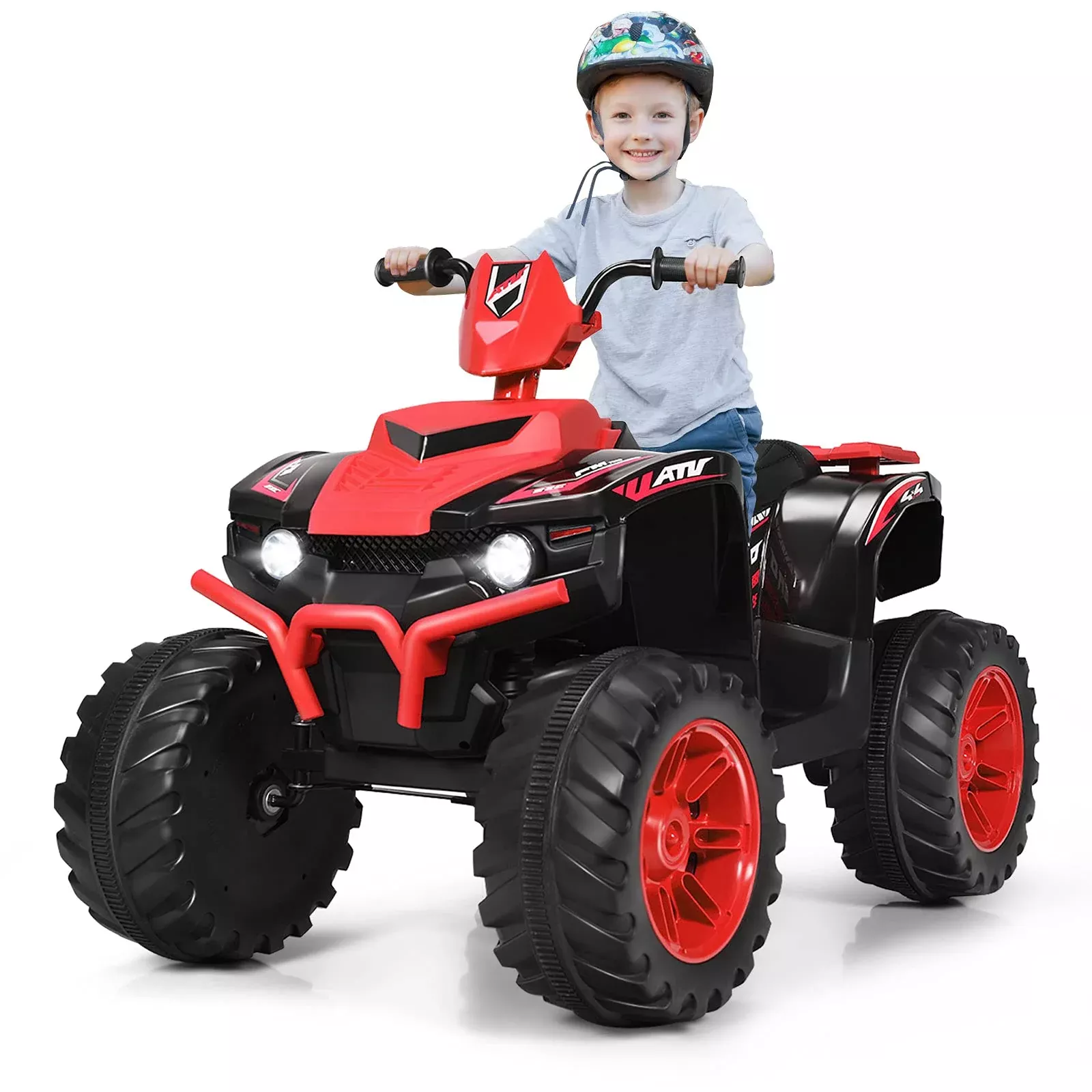 Olakids Electric Quad for Toddlers, Red, 42" x 25.