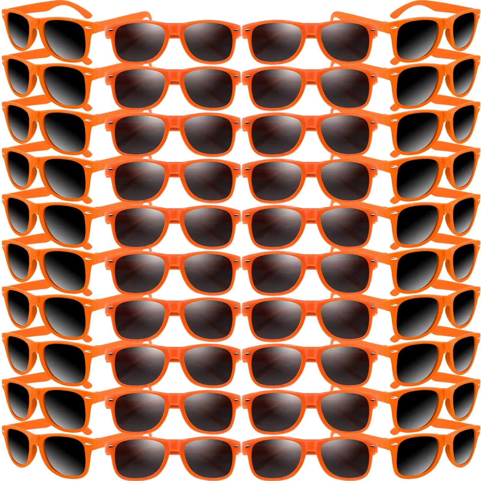 Oleitodh Orange Sunglasses Bulk for Kids & Adults, UV400 Protection, 60 Pack