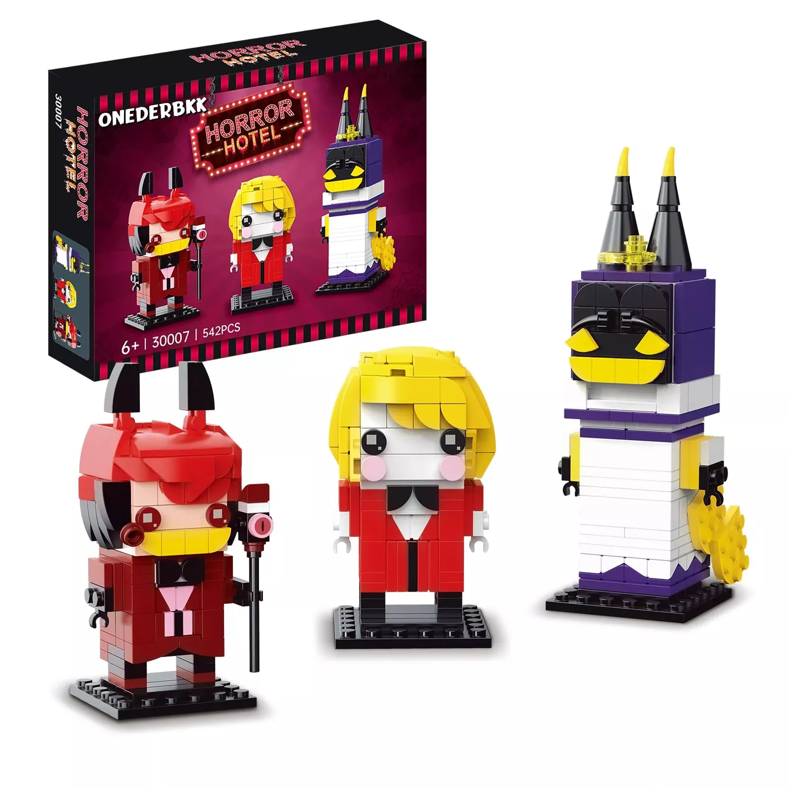 onederbkk Christmas Horror Figure Building Kit, 542 pcs, Compatible wi