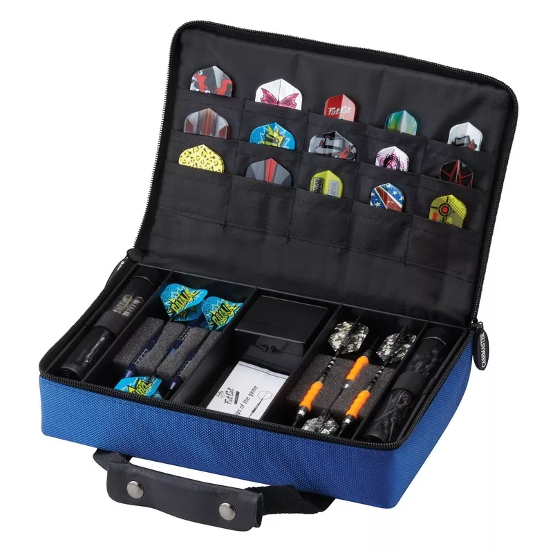[OPEN BOX] Casemaster Classic Blue Nylon Dart Case