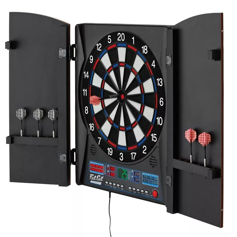 [OPEN BOX] Fat Cat Electronx Electronic Dartboard, 13.5" Compact Target