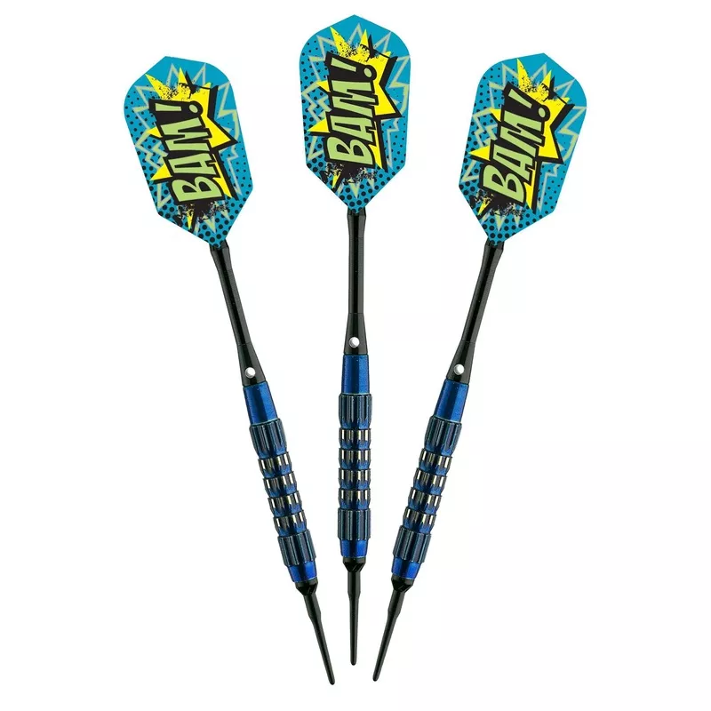 [OPEN BOX] Viper Comix BAM! Darts Soft Tip Darts Blue 18 Grams
