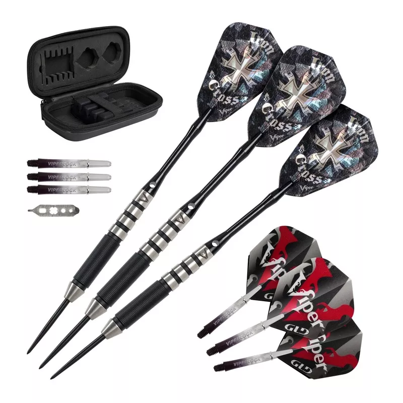 [OPEN BOX] Viper Desperado 80% Tungsten Iron Cross Steel Tip Darts 24 Grams