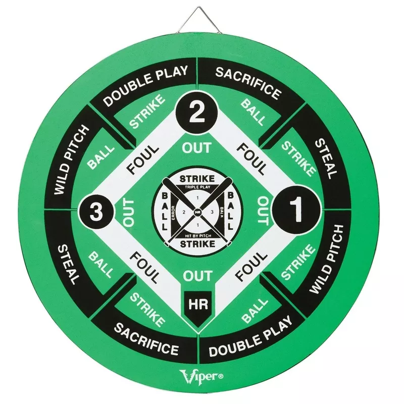 [OPEN BOX] Viper Double Play Coiled Paper Fiber Dartboard with Darts