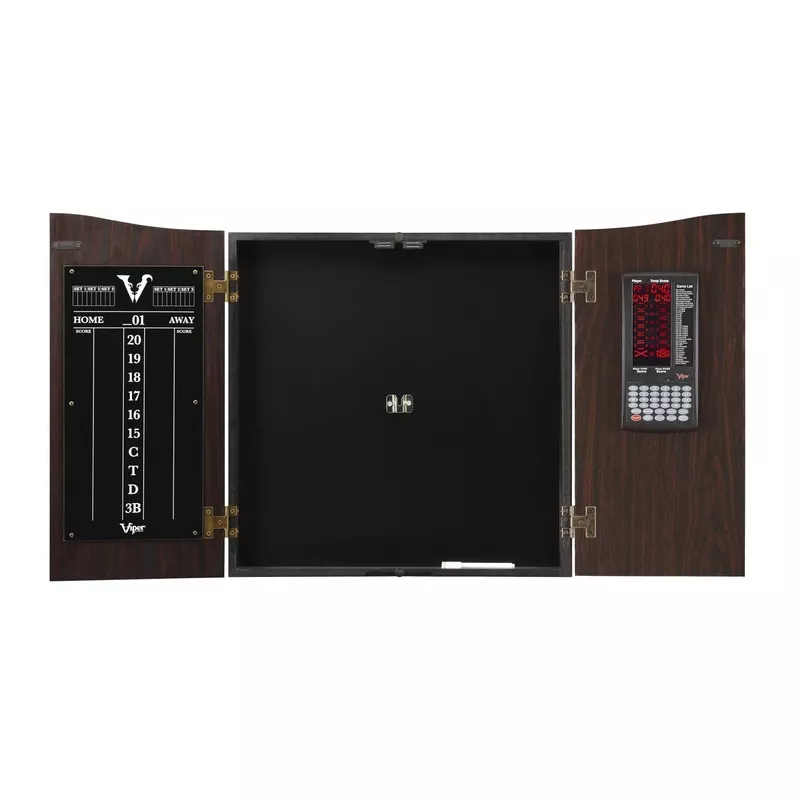 [OPEN BOX] Viper Vault Deluxe Dartboard Cabinet with Pro Score