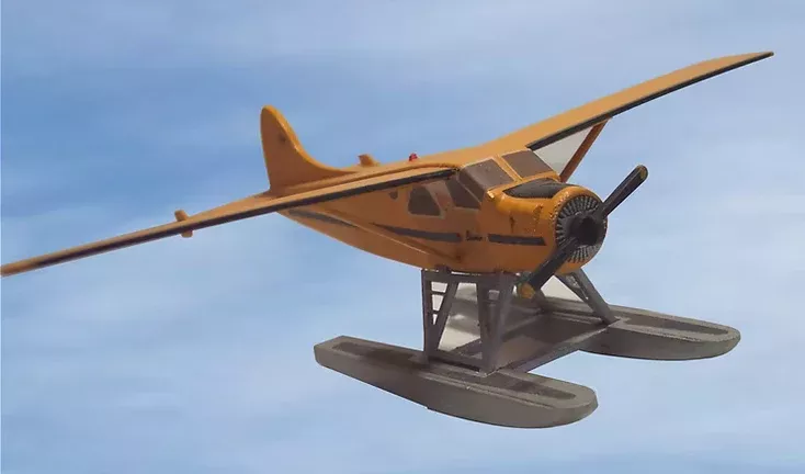 Osborn Model Kits 1073 HO Scale DHC-2 Beaver Plane Kit
