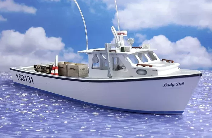 Osborn Model Kits 1123 HO Scale Lobster Boat Kit
