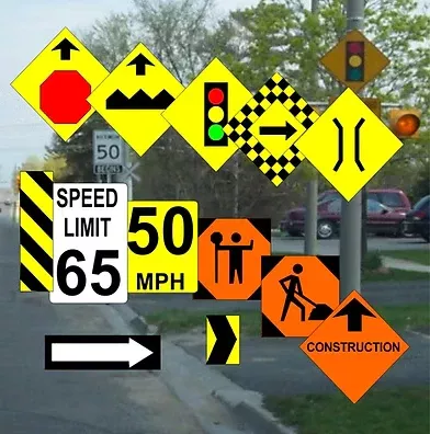 Osborn Model Kits 3012 N Scale Road Signs Assorted Kit