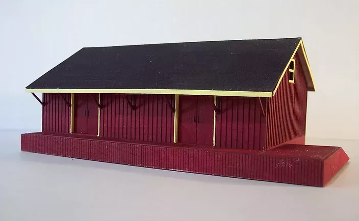 Osborn Model Kits 3028 N Scale Freight Shed Craftsman Kit