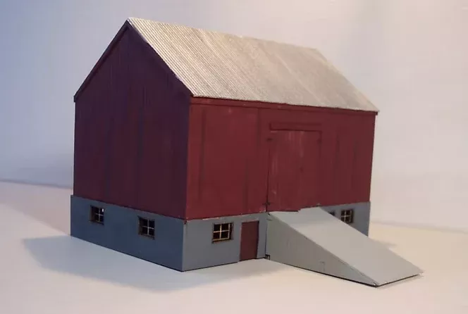 Osborn Model Kits 3029 N Scale Barn Craftsman Kit